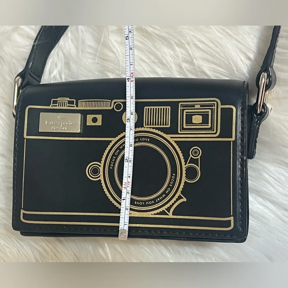 Kate Spade Lemon Street Gwen Camera Crossbody Bag Fun Photography Mini Purse - Picture 12 of 12